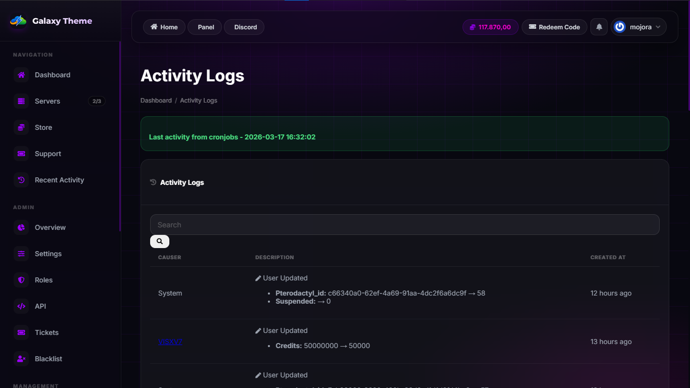 Galaxy Theme
